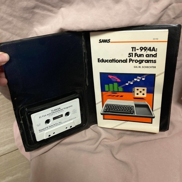 Ti-99/4a: 51 Fun And Educational Programs Manual and Cassette - Picture 2 of 3